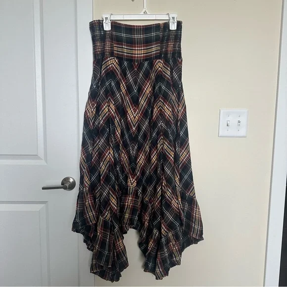 Natural Life Plaid Skirt - L/XL - Picture 2 of 3